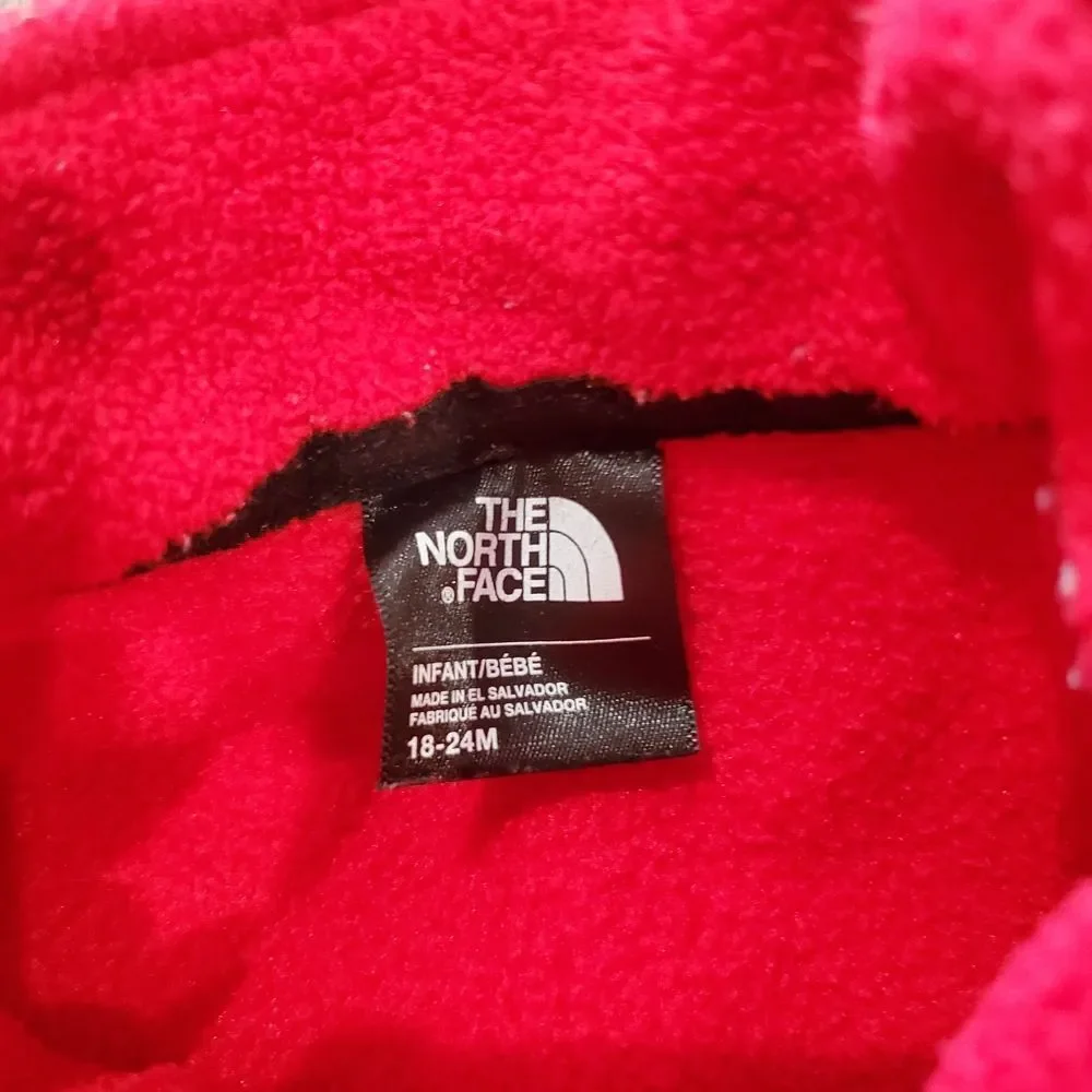 Baby The North Face Jacket Size 18-24M Red Fleece Jacket
